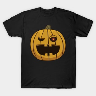 Yellow Pumpkin Halloween T-Shirt